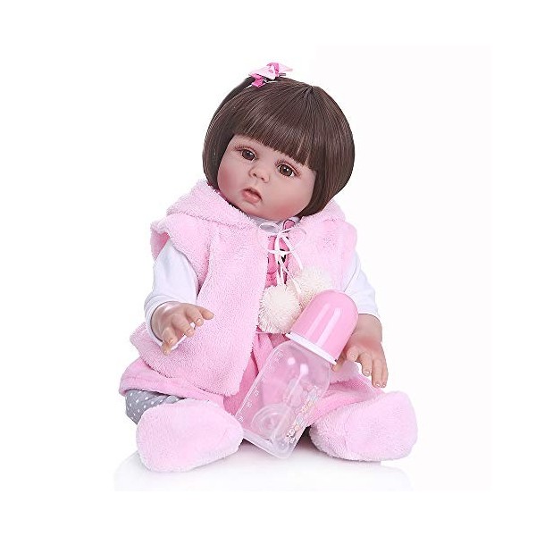 49 CM Corps Entier en Silicone Souple Reborn bébé poupées Mode étanche bébé poupée Jouet pour Enfants Cadeaux danniversaire