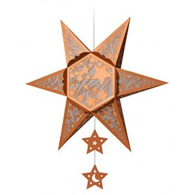 Ursus 33930000&nbsp;Silhouettes étoile Falling Stars, Papeterie, 220&nbsp;g, cuivre