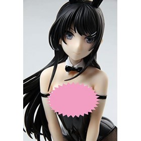 IMMANANT Chiffre danime Figurine ECCHI Mai Sakurajima Bunny Ver. Figurine complète 1/4 Vêtements amovibles jolie fille Loli 