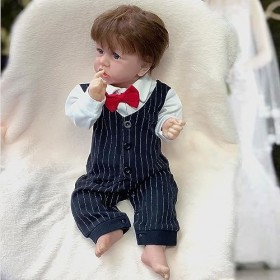 Poupées - Elles mesurent 22 Pouces de Hauteur, poupée bébé réaliste, Douce et réaliste, Jouets de poupée Nouveau-né Mignons, 