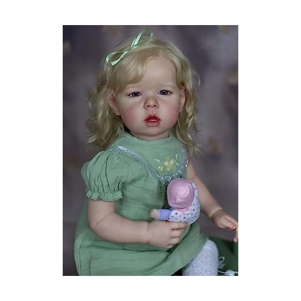 cosheng Poupées Reborn réalistes – Poupées Reborn en vinyle souple de 71,1 cm pour enfants à partir de 3 ans