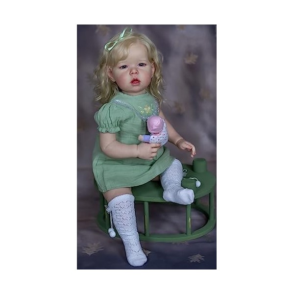 cosheng Poupées Reborn réalistes – Poupées Reborn en vinyle souple de 71,1 cm pour enfants à partir de 3 ans