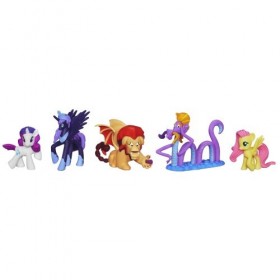 My Little Pony A2006 - Mini Spielset "Elements of Harmon Friends" mit Nightmare Moon, Fluttershy, Manny Roar, Rarity und Stev