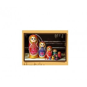 BPILOT Poupées Russes Poupées gigognes Russes en Bois 10 pièces poupées matriochka incassables Jouet for Enfants décoration d