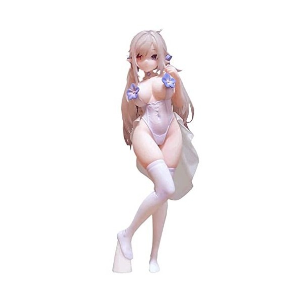 BOANUT Personnage Original Ecchi Figure -Pure White ELF- 1/6 VER. Doux Corps Anime Figure Amovible Vêtements Modèle Statue Jo