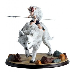 Hayao Miyazaki Mononoke Princess Anime Figurin, Figurine dAction Respectueuse de lenvironnement Anime Battle Series, Modèle