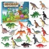 Calendrier de Lavent Enfant 2023 Dinosaure - 24pcs Jouet Dinosaures Figurine Cadeau Noel Surprise pour Garçon 3-8 Ans