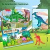 Calendrier de Lavent Enfant 2023 Dinosaure - 24pcs Jouet Dinosaures Figurine Cadeau Noel Surprise pour Garçon 3-8 Ans