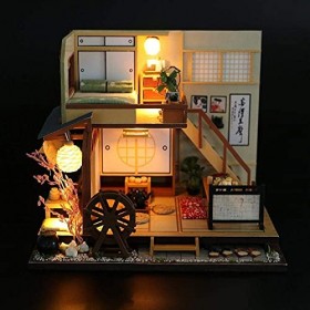 Maison De Poupée Bricolage Maisons De Poupée en Bois Kit De Meubles De Maison De Poupée Miniature Jouets pour Enfants