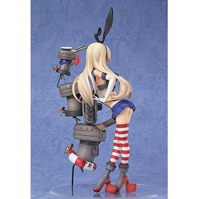 QDLONG Kantai Collection Kan Colle Rensouhou-chan Shimakaze Échelle 1: 8 Mignonne Loli Beautiful Girl Anime Figure/Poupée/Sta