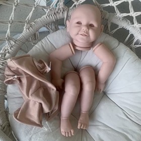 Nouveau Kit de poupée bébé Abigail Reborn Smile 20 Pouces pièces de poupée de Couleur fraîche inachevées avec Corps et Yeux