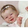 21inch Sweet Baby Reborn Doll Kit Emmy Smile Lifelike Soft Touch Pièces de poupée inachevées