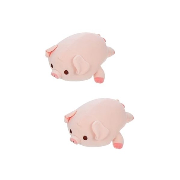 ibasenice 2 Pièces Cochon Poupée Voiture Oreiller pour Enfants Oreiller pour Lit Enfants Canapés Doux Canapé Voitures Jouet J