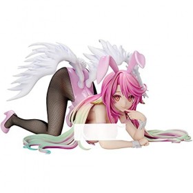 PIELUS Pas de Jeu Pas de Vie -Jibril- 1/4 Bunny Ver. Figurine danime Ecchi Figure Mignon Loli modèle Jouet Statue Collection