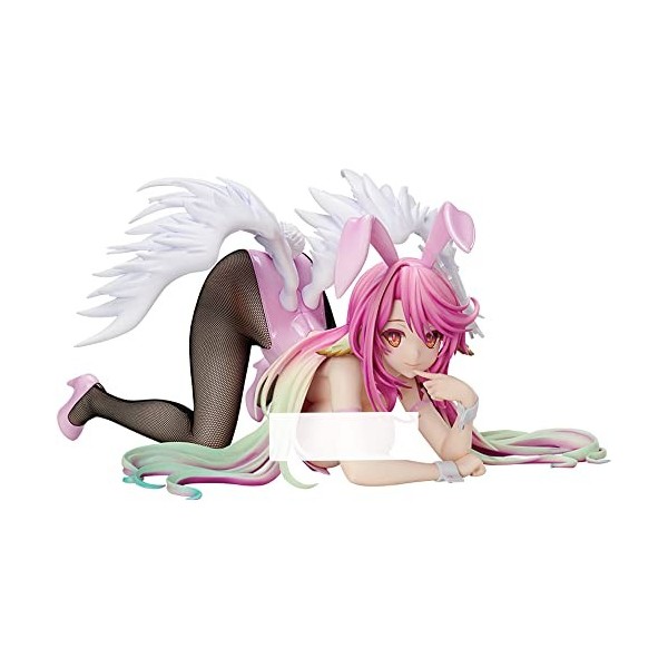 PIELUS Pas de Jeu Pas de Vie -Jibril- 1/4 Bunny Ver. Figurine danime Ecchi Figure Mignon Loli modèle Jouet Statue Collection