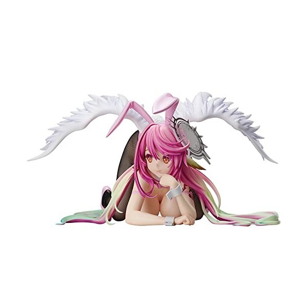 PIELUS Pas de Jeu Pas de Vie -Jibril- 1/4 Bunny Ver. Figurine danime Ecchi Figure Mignon Loli modèle Jouet Statue Collection