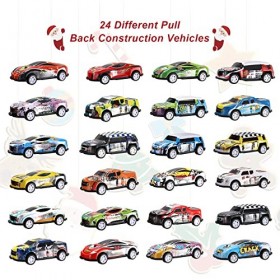 Calendrier de lavent 2022, Calendrier de lavent Enfant, Voitures à Tirer Jouet Voiture de Course, Cadeau Noel, Jouet Fille 