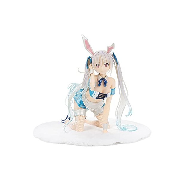 RAKUFY Figurine ECCHI - Chris-Aqua Blue - Hard Ver. - 1/4 - Vêtements Amovibles - Modèles de Personnages Anime en PVC/Figurin