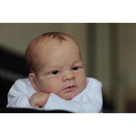 Poupée Reborn Garçon en Silicone Souple Et Vinyle De 43,2 Cm pour Nouveau-Né, Bébés Prématurés Réalistes Qui Ressemblent À De