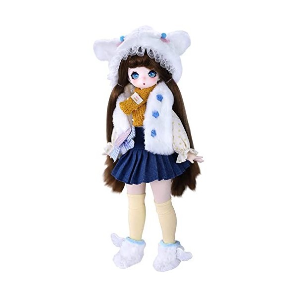 YolvRy 1 / 4 poupée BJD - la Nouvelle Collection Match Girls 16 inch Ball Jointed Dolls, y Compris Les Perruques, Les Yeux, L