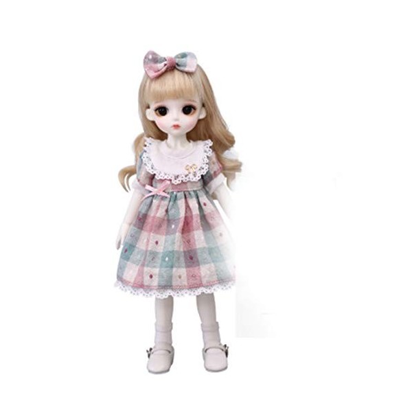 Gettesy BJD Doll 1/6 Princesse Poupée SD Poupée DIY Jouets avec Ensemble complet de vêtements