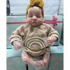 Reborn Baby Boy Dolls 19 Pouces Réaliste Nouveau-Né Bébé Poupée Vraie Vie comme Ressemblant À des Bébés en Vinyle De Silicone