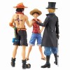 REOZIGN Figurines One Piece, Luffy, Ace, Sabo Figure Statue 20cm / 7.9inch Action Figure Cartoon Poupée Jouets Anime Collecti