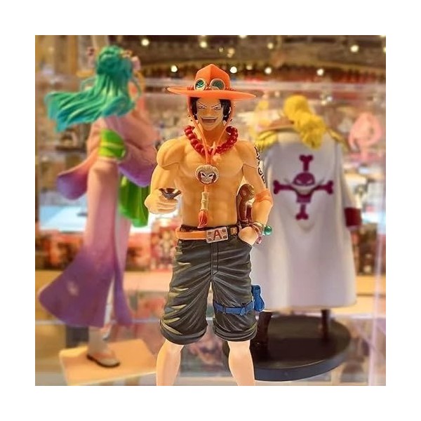 REOZIGN Figurines One Piece, Luffy, Ace, Sabo Figure Statue 20cm / 7.9inch Action Figure Cartoon Poupée Jouets Anime Collecti