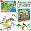 Chennyfun Calendrier de lAvent Dinosaures pour Enfants, Calendrier Dino Jouet Advent Calnedar, 24 jours Calendrier de Compte