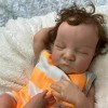 Reborn Baby Dolls Preemie Boy 19 Pouces Dormir Réaliste Nouveau-Né Bébé Poupée Qui Semble Réel avec Corps en Tissu Doux + Mem