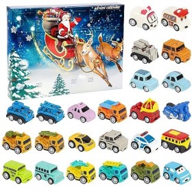 Calendrier De lAvent 2023 Calendrier De lAvent Pour Enfants Le Calendrier De lAvent Contient 24 Voitures De Circulation S