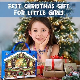 LIHELEI Calendrier de lAvent 2023 pour Filles Enfants, Calendrier de lAvent à faire Soi-même, Calendrier de Noël 24 Bracele