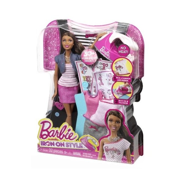 Barbie Iron-On Style African-American Doll