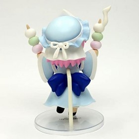 Poupée modèle Saigyouji Yuyuko version Q, le personnage de lœuvre "Touhou Project", cheveux bouclés roses jusquaux épaules,