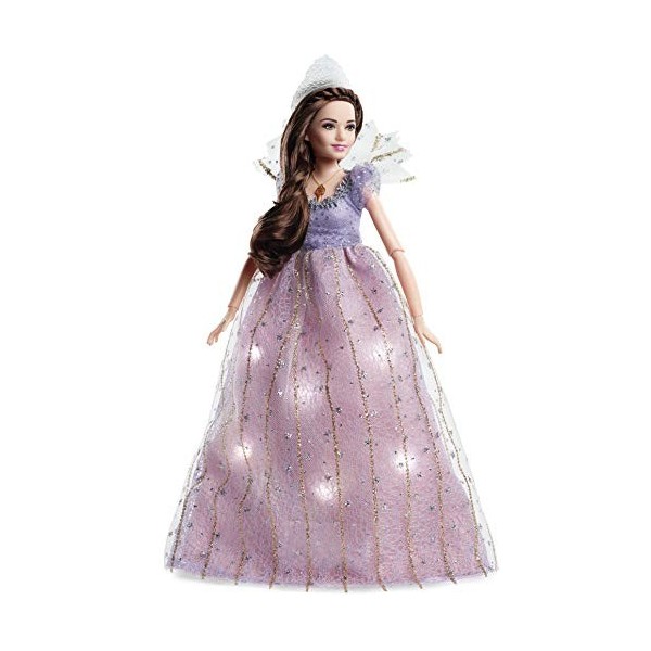 Barbie FRN75 - Signature Disney Le Casse-noisette et les quatre royaumes Claras Robe lumineuse Poupée