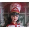 Mattel Barbie poupée Brune - Coca COLA Collector Edition LA Majorette Pom-Pom Girl Cheerleader - 2001