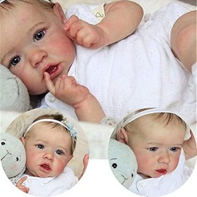 Poupée bébé véritable de 55 cm, poupée bébé Reborn en silicone, poupée bébé pour tout-petit, le meilleur anniversaire