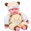 HLILY Bebe Reborn, Lifelike Nouveau-Né Reborn Baby Dolls Reborn Baby Dolls, PoupéE Reborn pour Tout-Petits Garçons Filles Cad