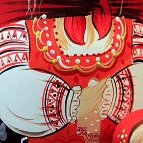 HRTC Poupées Russes Poupées gigognes Russes pour Enfants matriochka Bois empilable Ensemble imbriqué 7 pièces Jouets Faits à 