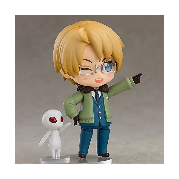 Poupée Hetalia World Stars Q Version 丨 Forme dynamique, conception de joint mobile 丨 Matériau PVC, peinture de haute qualité 