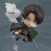 Poupée Levi Ackerman Q Version 丨 Forme dynamique, Design mobile 丨 Matériau PVC, Peinture de haute qualité 丨 Ornements de modè