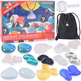 Calendrier de lAvent 2023, Calendrier du compte à rebours de Noël, Calendrier de lAvent pour enfants avec 24 pièces de pier