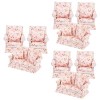 TOYANDONA 5 Ensembles Canapé De Maison De Poupée Causeuses Coussins Canapé Meubles Minuscules Mini Canapé Simple Fauteuil Mai