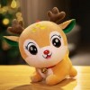 NOpinz Dessin Animé Père Noël Peluche Jouet Kawaii Elk Animal Oreiller Doux Poupées Cadeaux De Noël Décor pour Enfants Cadeau