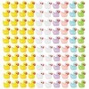 Firtink Lot de 100 mini canards en résine pour décoration dintérieur