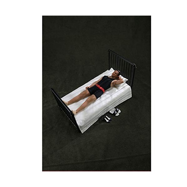 1/6 Soldat Lit Simple Combinaison De Matelas Accessoires De Scène De Poupée Numérique Accessoires C 