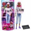 Barbie Career of The Year Music Producer Doll 12-in , Colorful Pink Hair, Trendy Tee, Jacket & Jeans Plus Sound Mixing Board