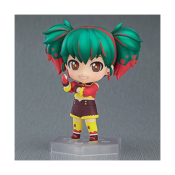 EASSL Poupée Nendoroid Hatsune Miku Mobile, du Chanteur virtuel Japonais, matériau PVC de 3,9 Pouces de Haut, y Compris la Ba