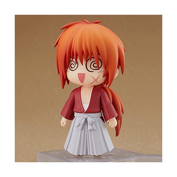 Hiimura Kenshin Q Version Doll 丨 Modélisation dynamique, conception de joint mobile 丨 Matériau PVC, peinture de haute qualité