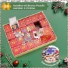 icyant Calendrier de lAvent Puzzle, Calendrier de lAvent 2023 Puzzle Calendriers de Noël Christmas 1008 Pieces 24 Jours Com